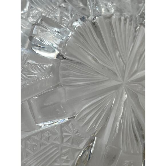 Vintage EAPG Thistle Higbee Master Berry Glass  Bowl - Picture 7 of 8